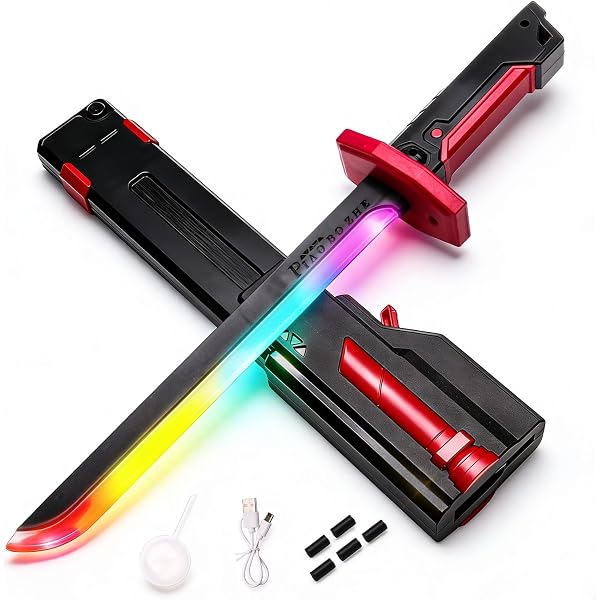 Amazon.com: Cyberpunk Spark Sword – 31.5in LED Blade, Mist Spray